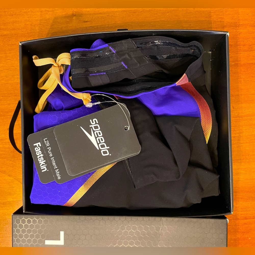 Speedo Pure Intent Tech Suit - Size 26, Purple - NEW WITH TAGS AND BOX